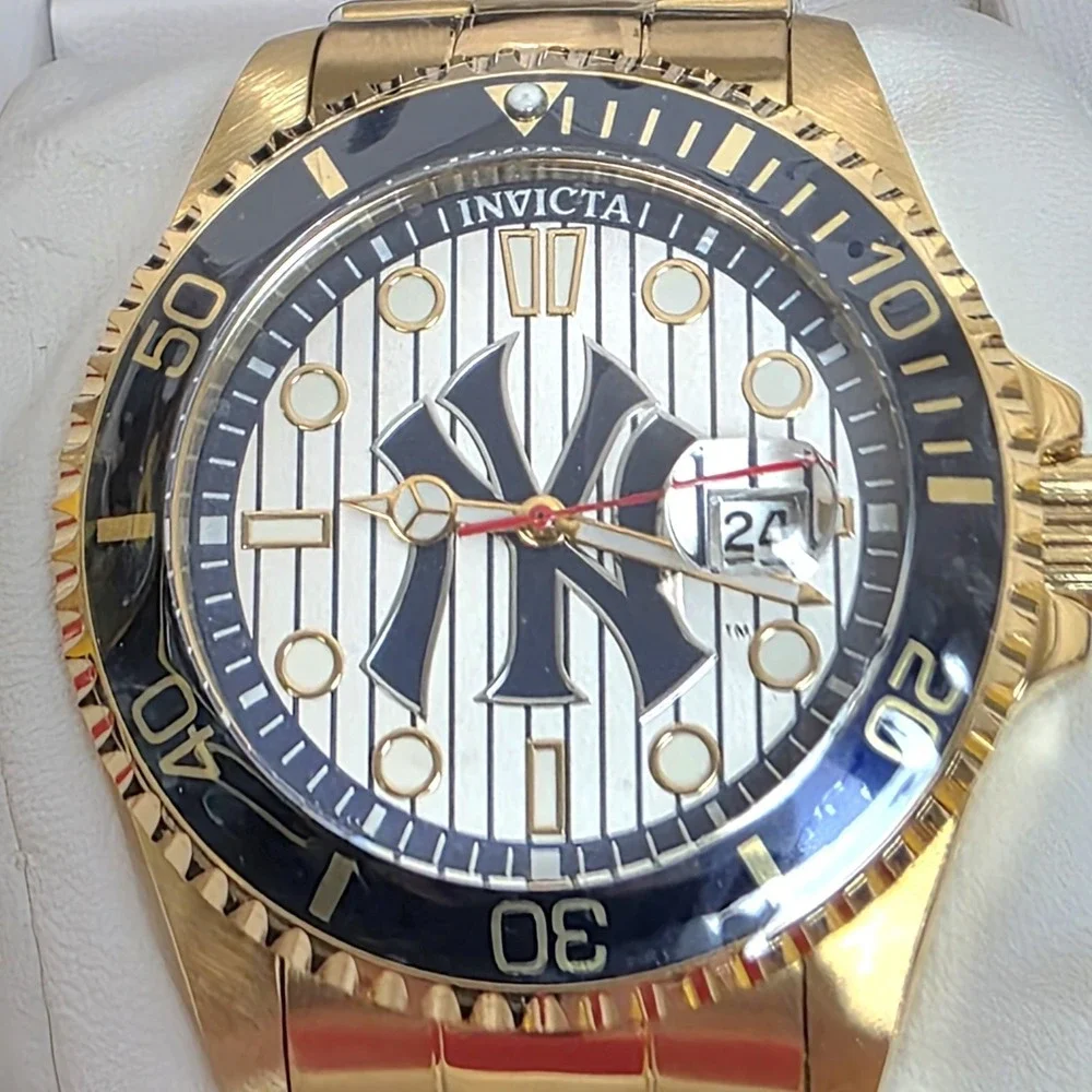 NEW Invicta Pro Diver New York Edition Men's Watch‎ - 43mm, Gold (49858) #1052